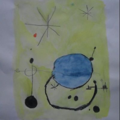 Miro's 'The gold of the azure'